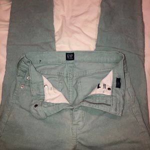 Gap corduroy teal pants
